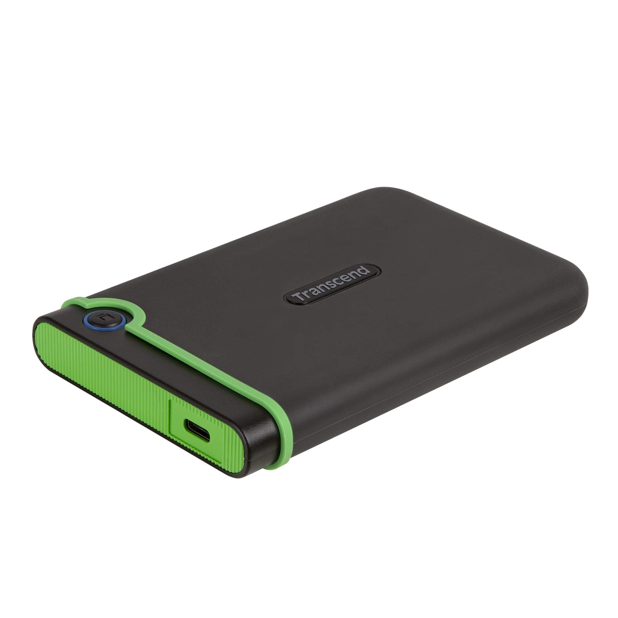Transcend StoreJet 25M3C 4TB Rugged Portable Hard Drive, Military Grade Shockproof, USB-C 3.1 Portable HDD for PC, Mac & Laptop, Iron Grey TS4TSJ25M3C