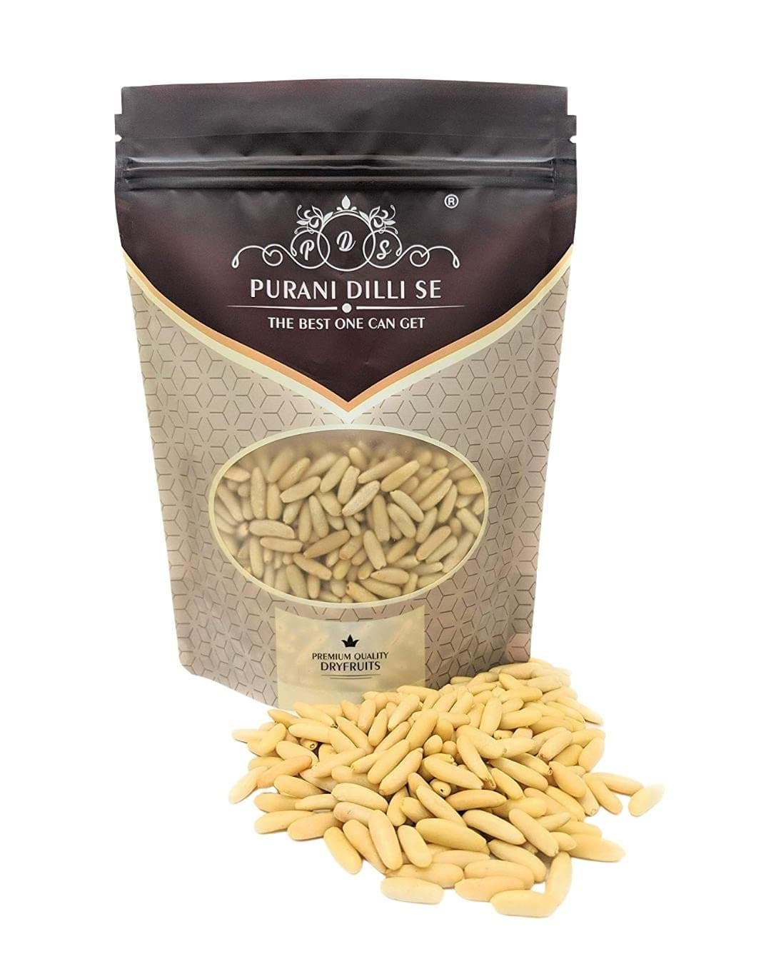 PURANI DILLI SE THE BEST ONE CAN GET Chilgoza Giri Pine Nuts/Seeds Kernels Finest Grade Aaaaa(200Gm)