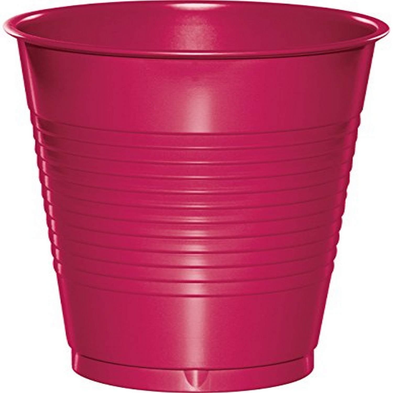 Creative Converting Premium Plastic Cups 16 OZ, 20 Count (Pack of 1), Hot Magenta
