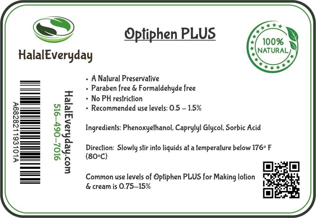 Optiphen Plus - Optiphen + Water Soluble and Very Gentle Preservative 4 Oz
