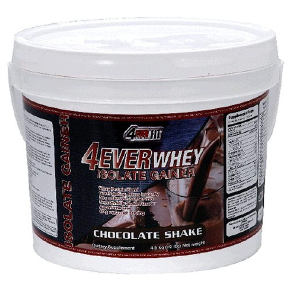 Fruit Blast Isolate Gainer 2000, Chocolate Flavor Weight Gain Powder, 8 Pound Tub