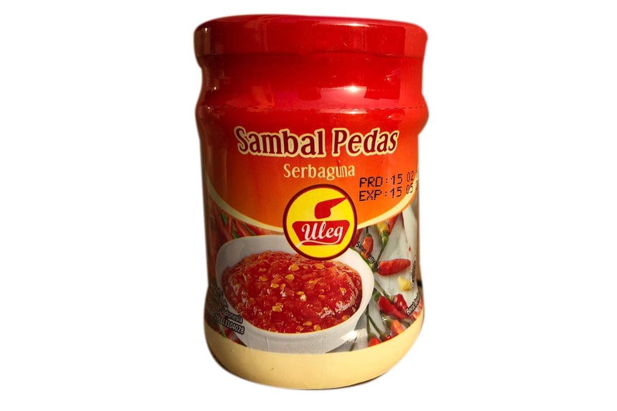 Uleg Sambal Pedas Serbaguna (Hot Chili Sauce) - 6.7oz (Pack of 1)