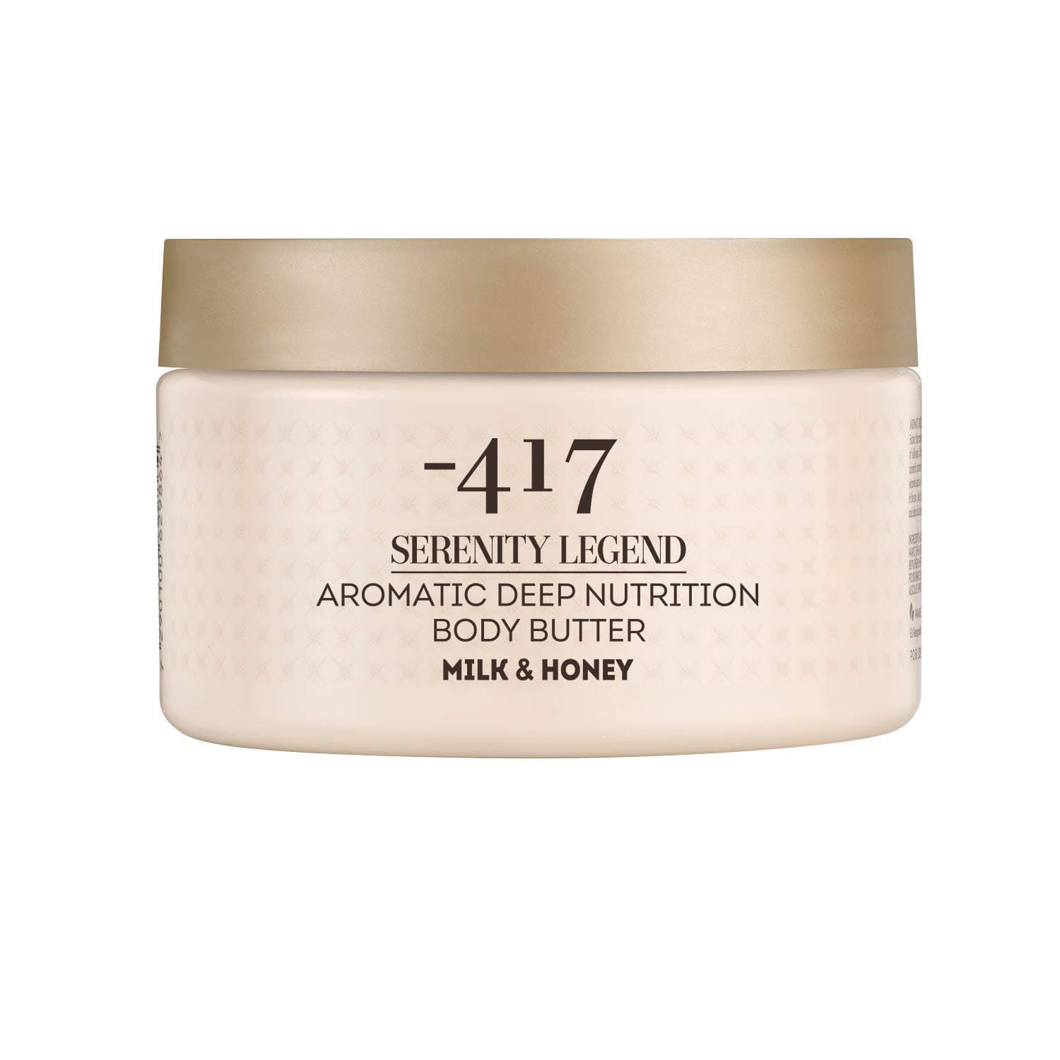 -417 Body Butter Milk & Honey, Smoothing Moisturizer – Shea Butter and Dead Sea Salt Cosmetics, Aromatic Body Butter for Dry Skin - 250ml 8.5fl.oz