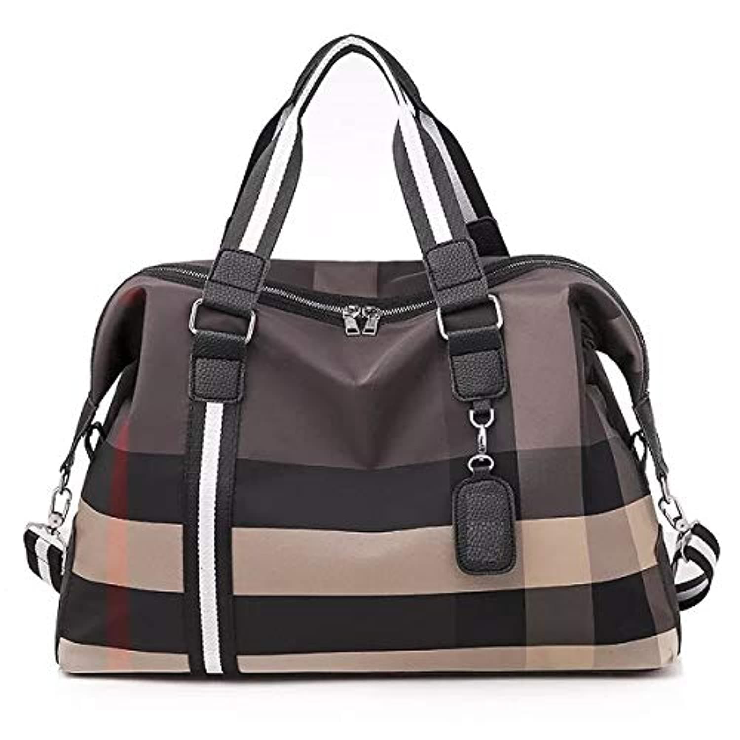 Goodern Shoulder Portable Luxury Bag For Travel Sports and Leisure Use | Fitness Bag For Men's and Women's (Brown)