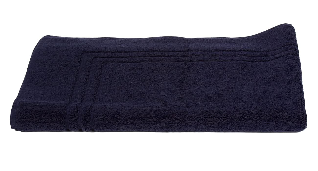 TowelSelections Pearl Collection Luxury Soft Towels – 100% Turkish Cotton, Made in Turkey, Navy, Bath Mat