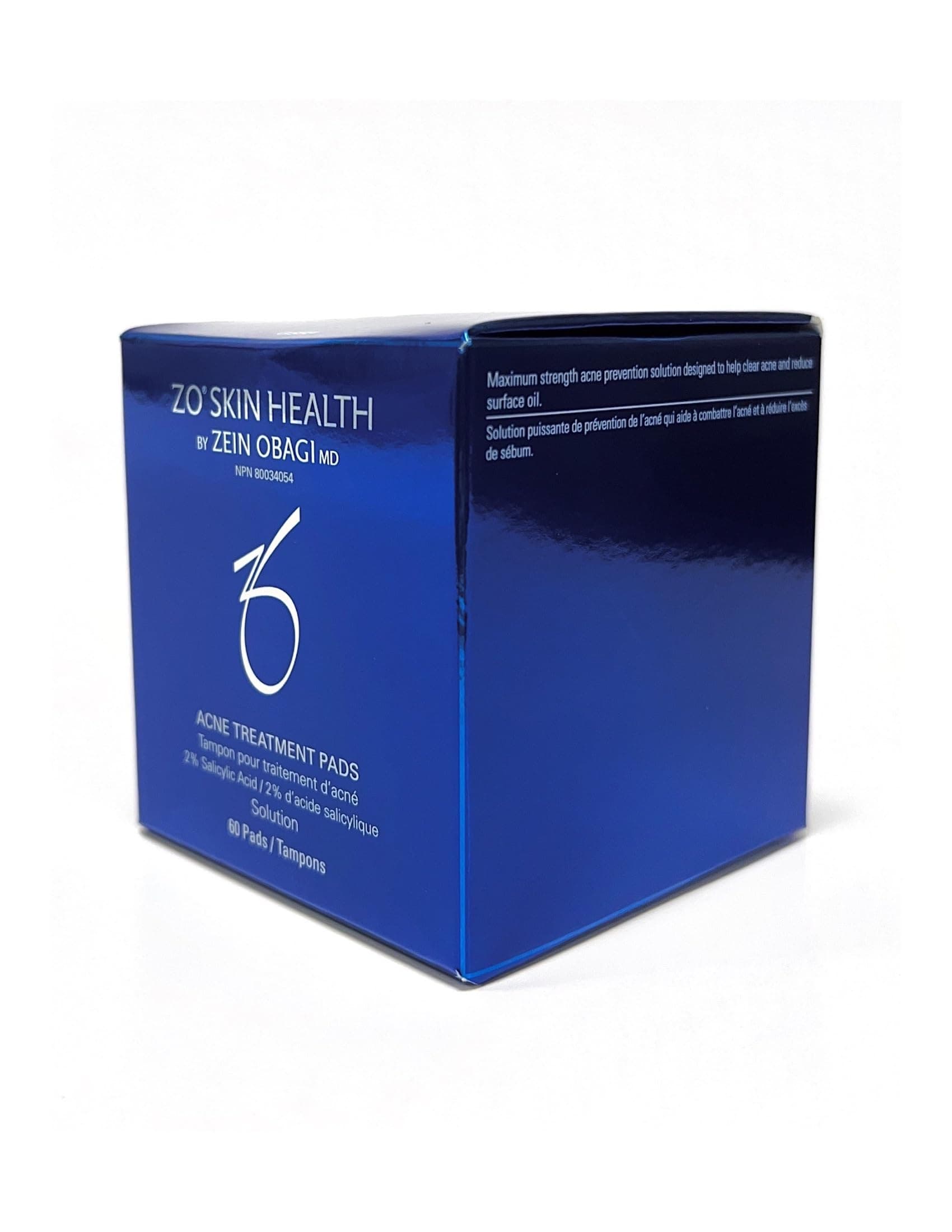 ZO SKIN HEALTH Acne Treatment Pads 2% Salicylic Acid (60 Individual Pads)