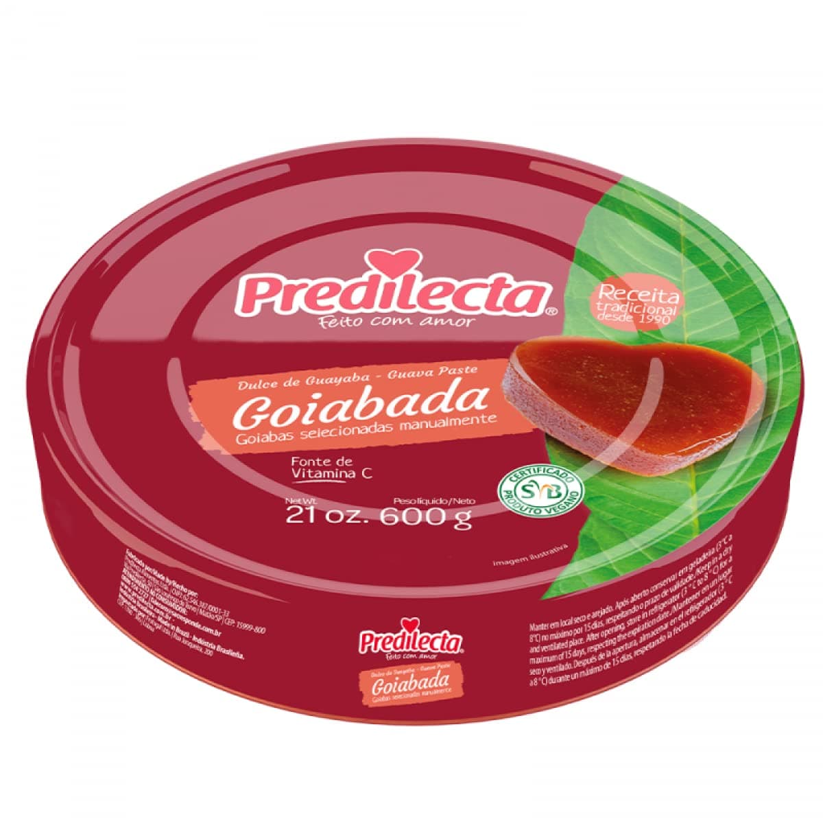 Predilecta Guava Paste - Goiabada - - 21 oz. (600g)