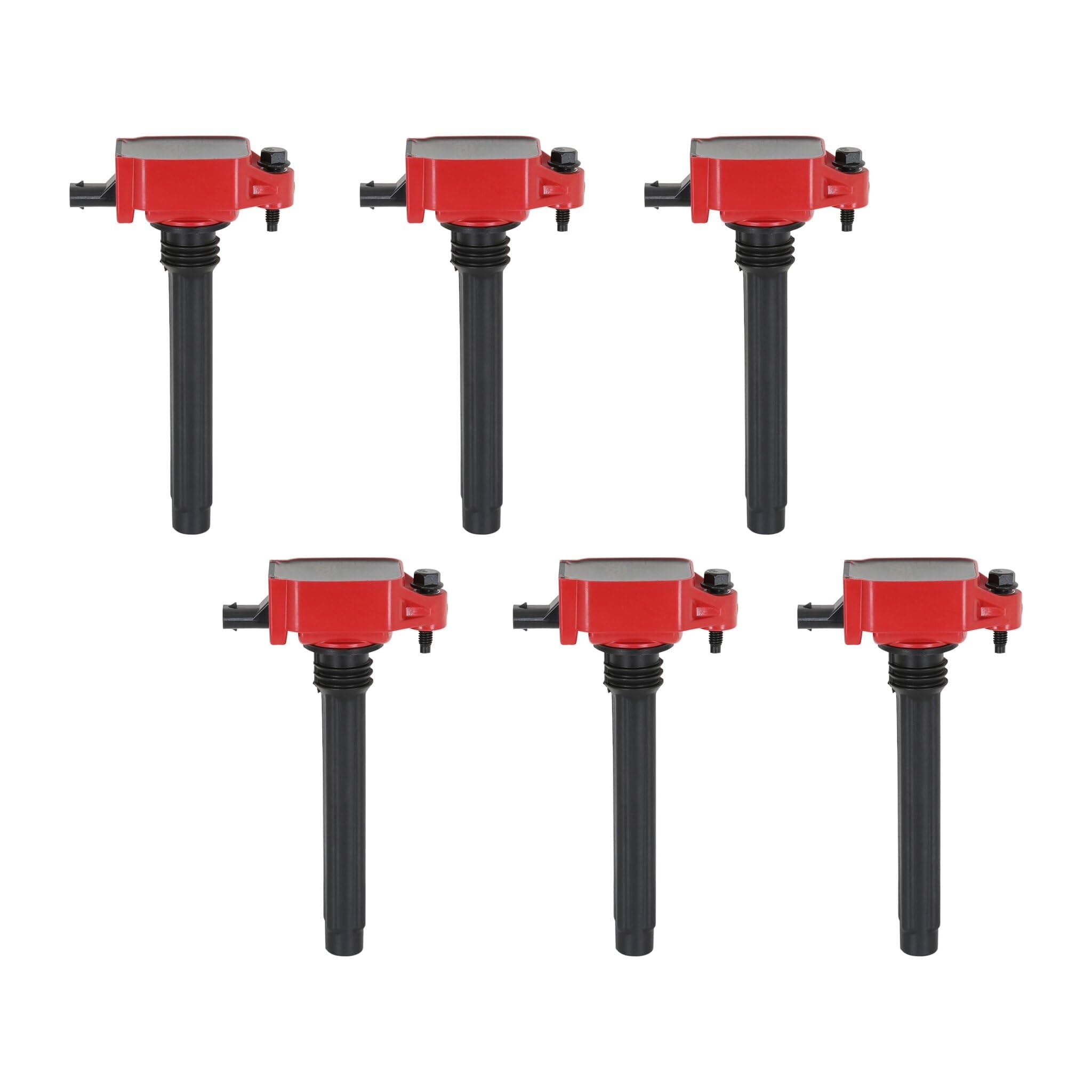 82736 Ignition Coil - Blaster - Chrysler V6 - Red - 6-Pack