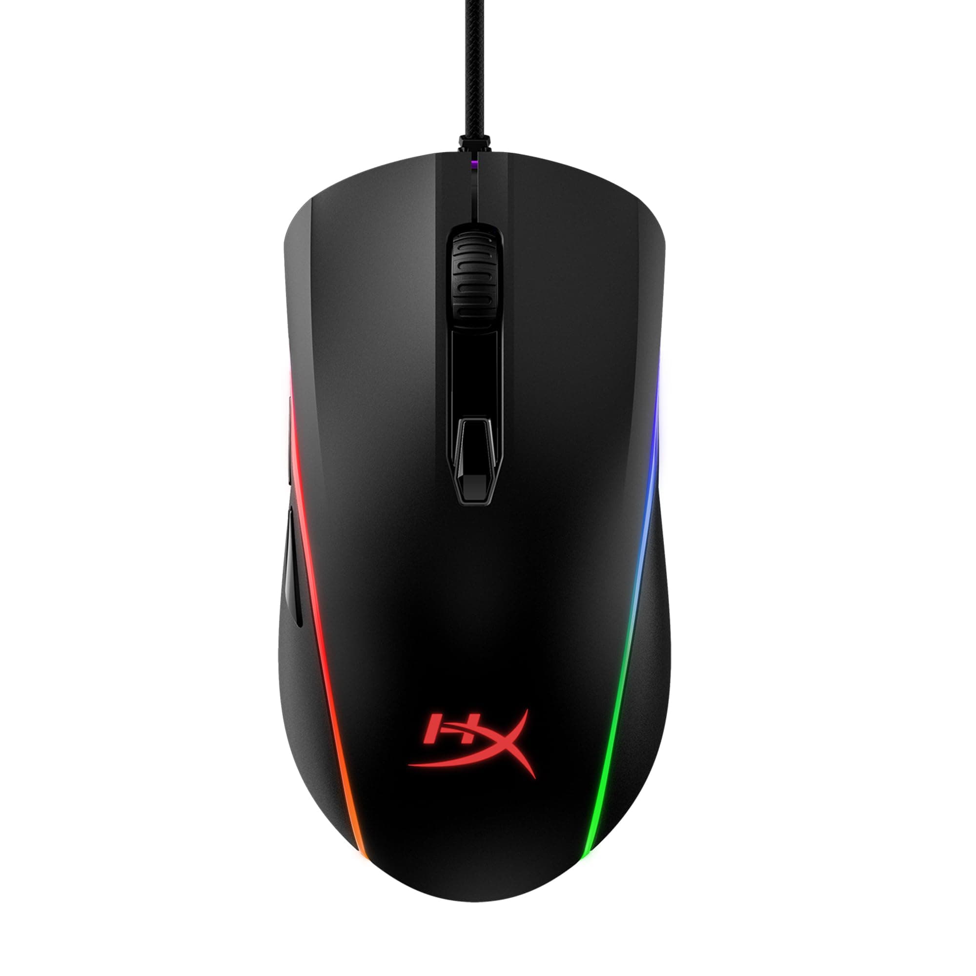 Hx-Mc002B Pulsefire Surge - Rgb Wired Optical Gaming Mouse, Pixart 3389 Sensor Up To 16000 Dpi, Ergonomic, 6 Programmable Buttons, Compatible With Windows 10/8.1/8/7 Black