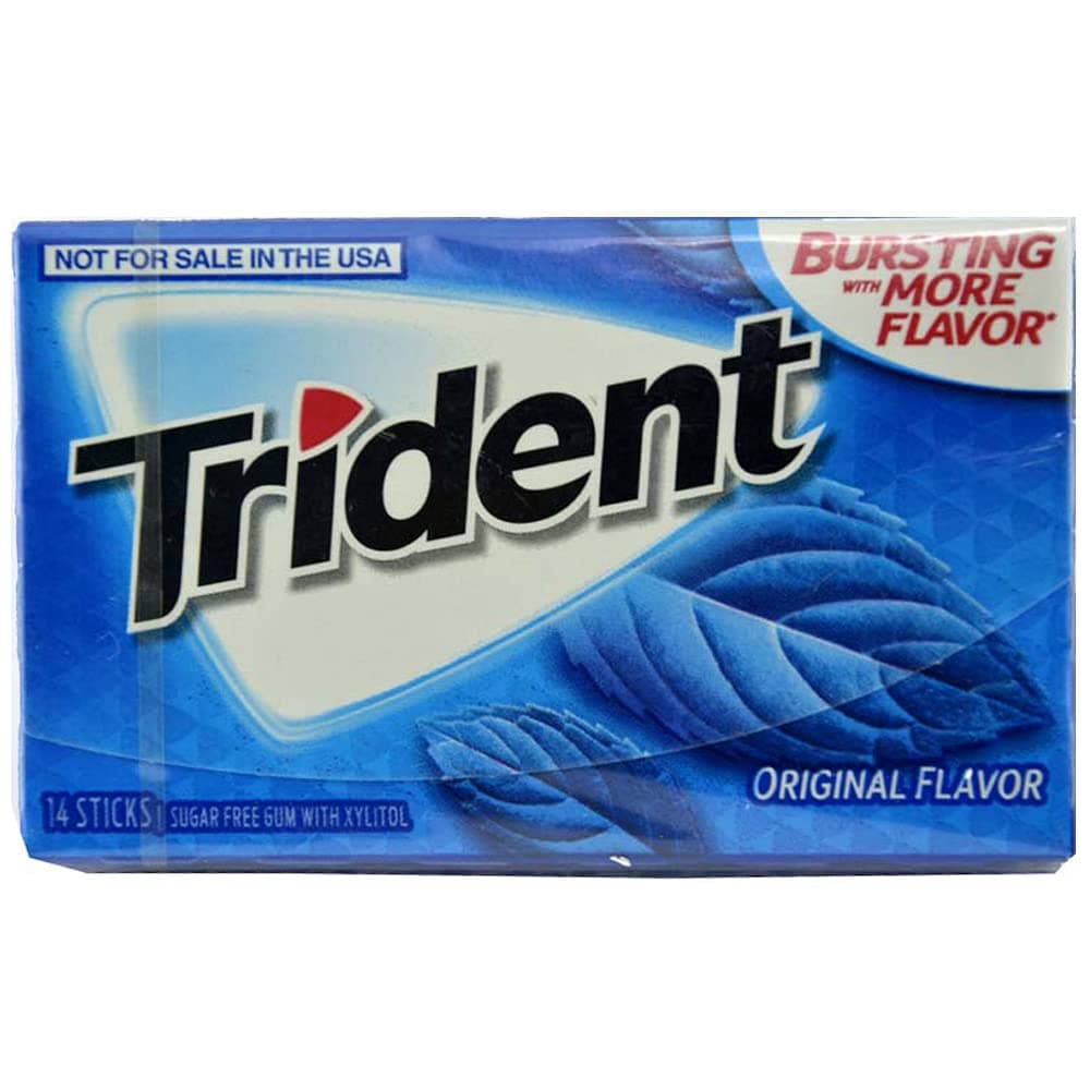 Original Flavor Sugar Free Chewing Gum, 14 Sticks, 0.92 oz ℮ 26 g