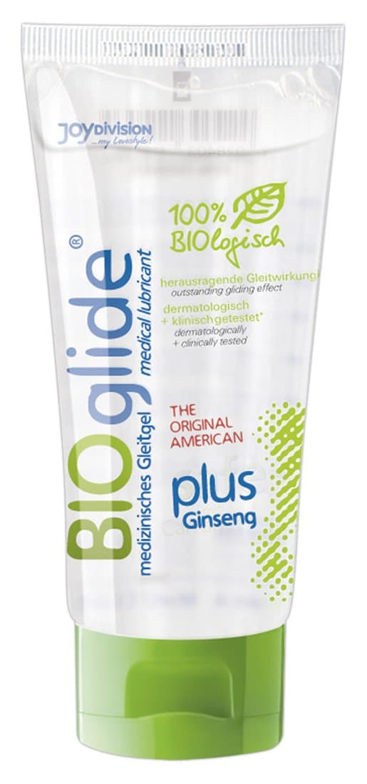 Joydivision American BIOglide plus 100 ml water based lubricant with ginseng