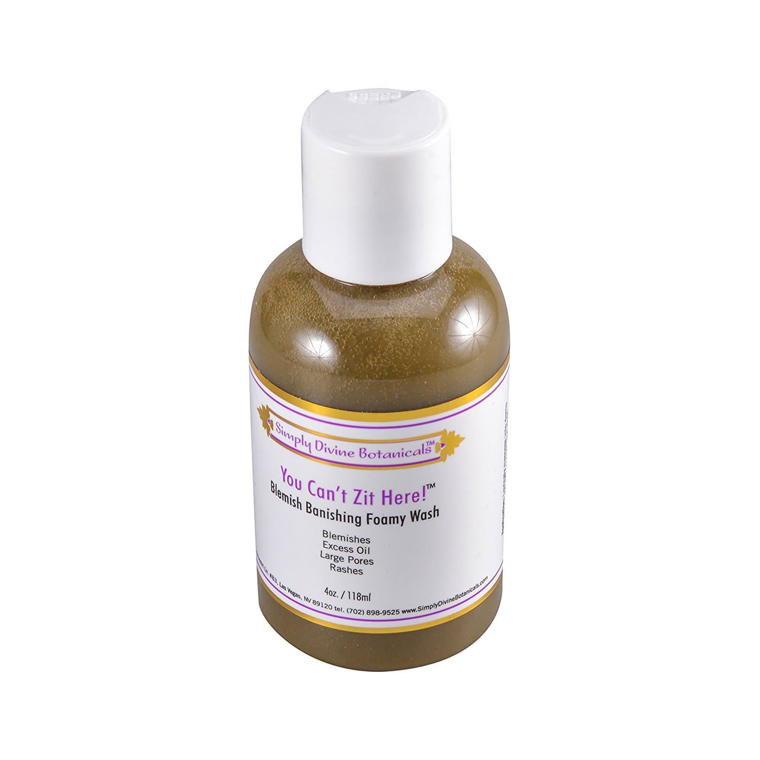 Simply Divine BotanicalsYou Can't Zit Here! Blemish Banishing Foamy Wash, 4 oz