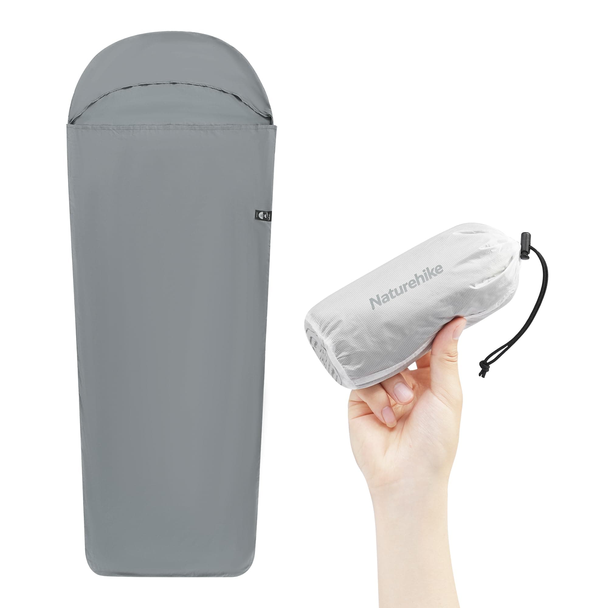 Naturehike Lightweight Sleeping Bag Liner, Skin-friendly, Portable Sleeping Bag, Machine Washable, Travel Sheet for Camping, Hostels, Picnics, Hiking