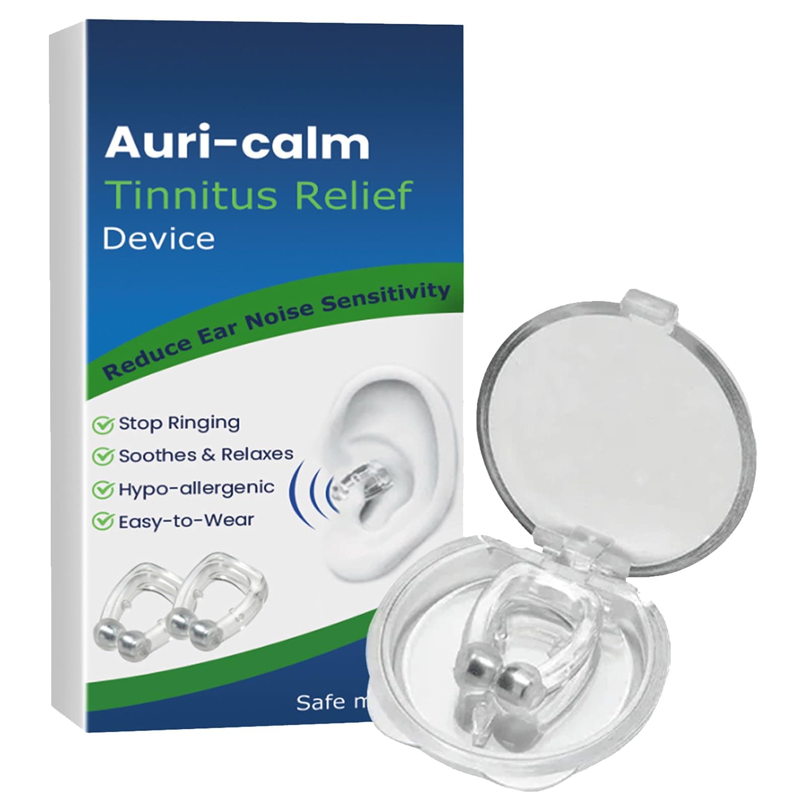 Anti Tinnitus Relief Ear Clip,Tinnitus Relief Device,Tinnitus Relief for Ringing Ears Device,Tinnitus Relief Device Magnetic Clip,Tinnitus Relief for Ringing Ears 2PC 1 Pair