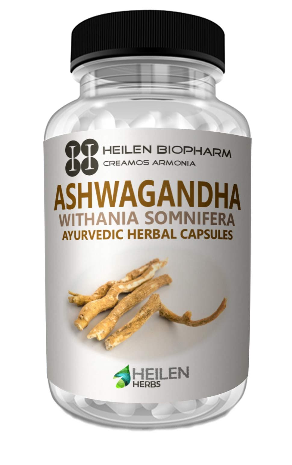 Ashwagandha Capsules 500 mg | Withania Somnifera Powder | For Immunity, Stress, Strength & Vitality | 180 Capsules | Herbal Supplement – No Preservatives