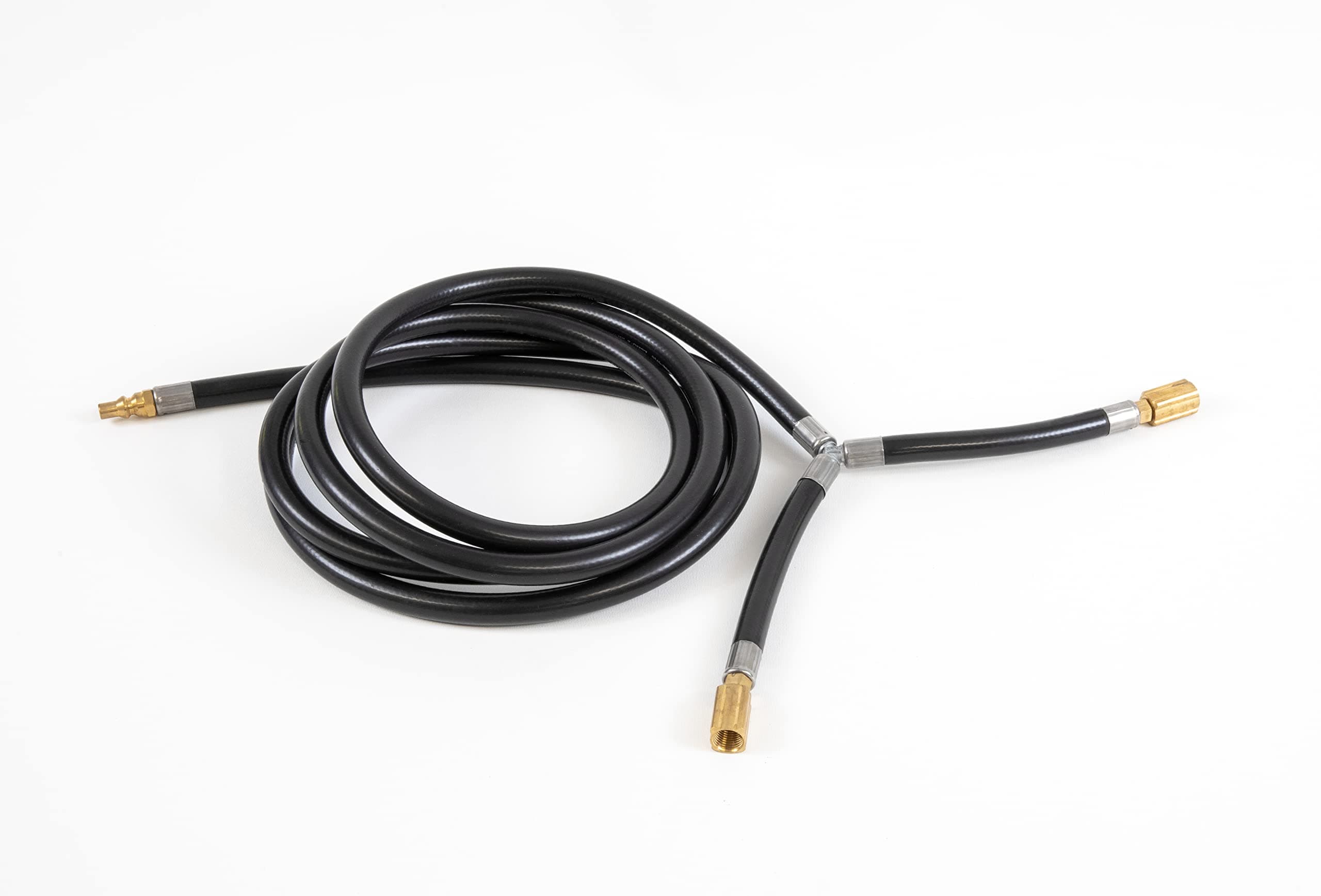 RV Propane Hose Adapter Designed for Your nomadIQ RV Portable Gas Grill, 10 ft. Propane Hose for RV Grill, Y-Shaped RV Propane Hose Extension for Your Propane Grill — 3 Meter Adapter Hose for RVs