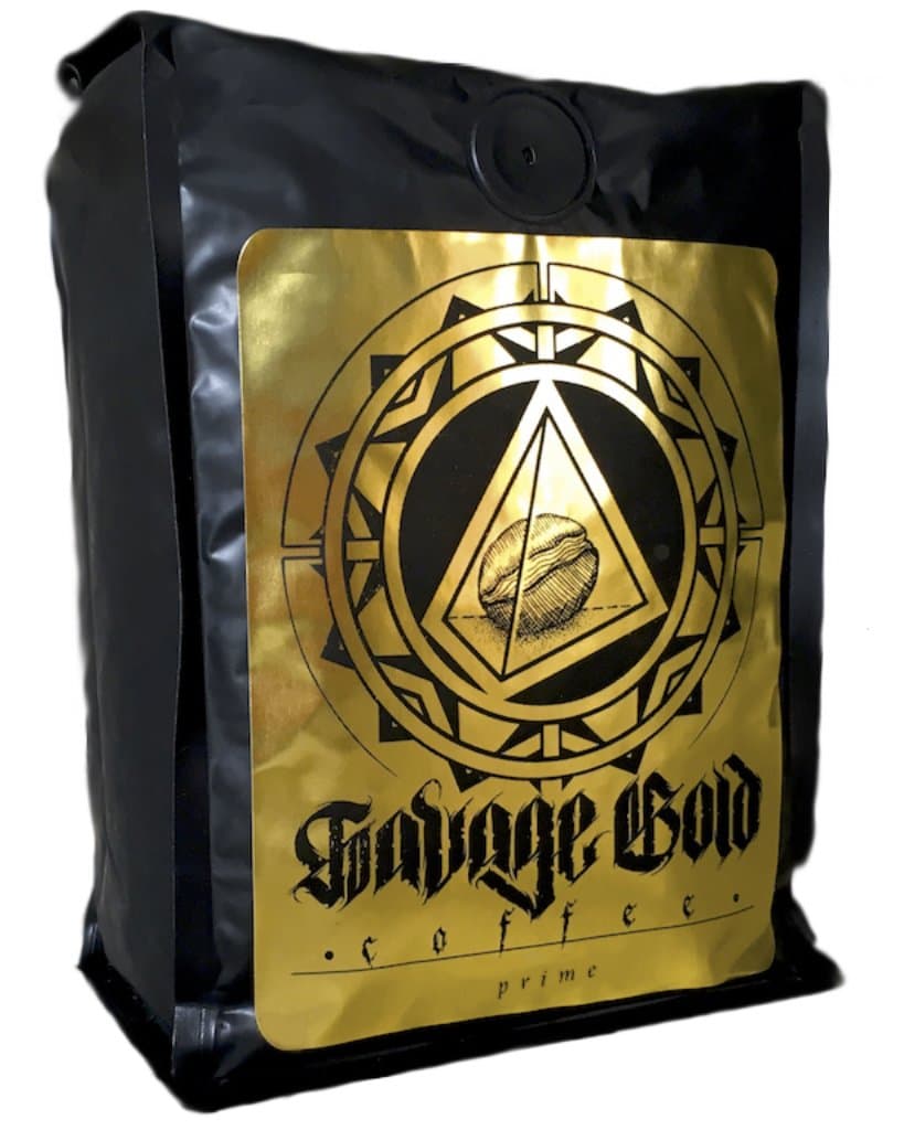 Savage Gold Prime Ethiopian Yirgacheffe Handcrafted Coffee Whole Bean, 16 oz.