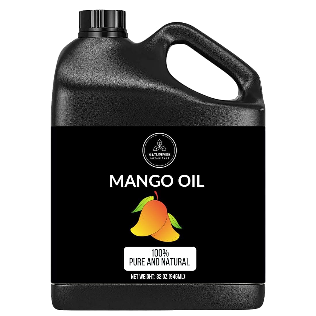 Naturevibe Botanicals Mango Oil 946ml | 100% Pure and Natural | Great for Skin Care and Hair Care
