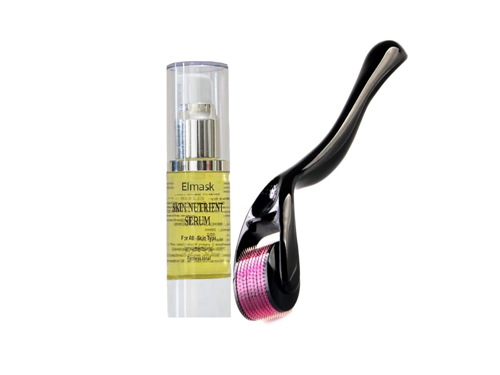 Elmask 1.5mm Dermaroller with Vitamin C Serum, 30ml