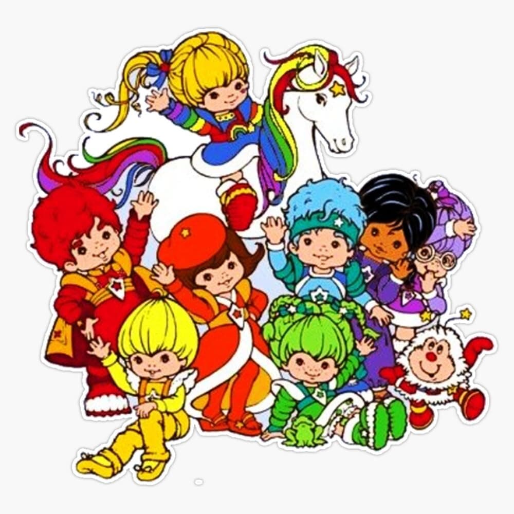 World of Rainbow Brite Sticker Vinyl Waterproof Sticker Decal Car Laptop Wall Window Bumper Sticker 5"
