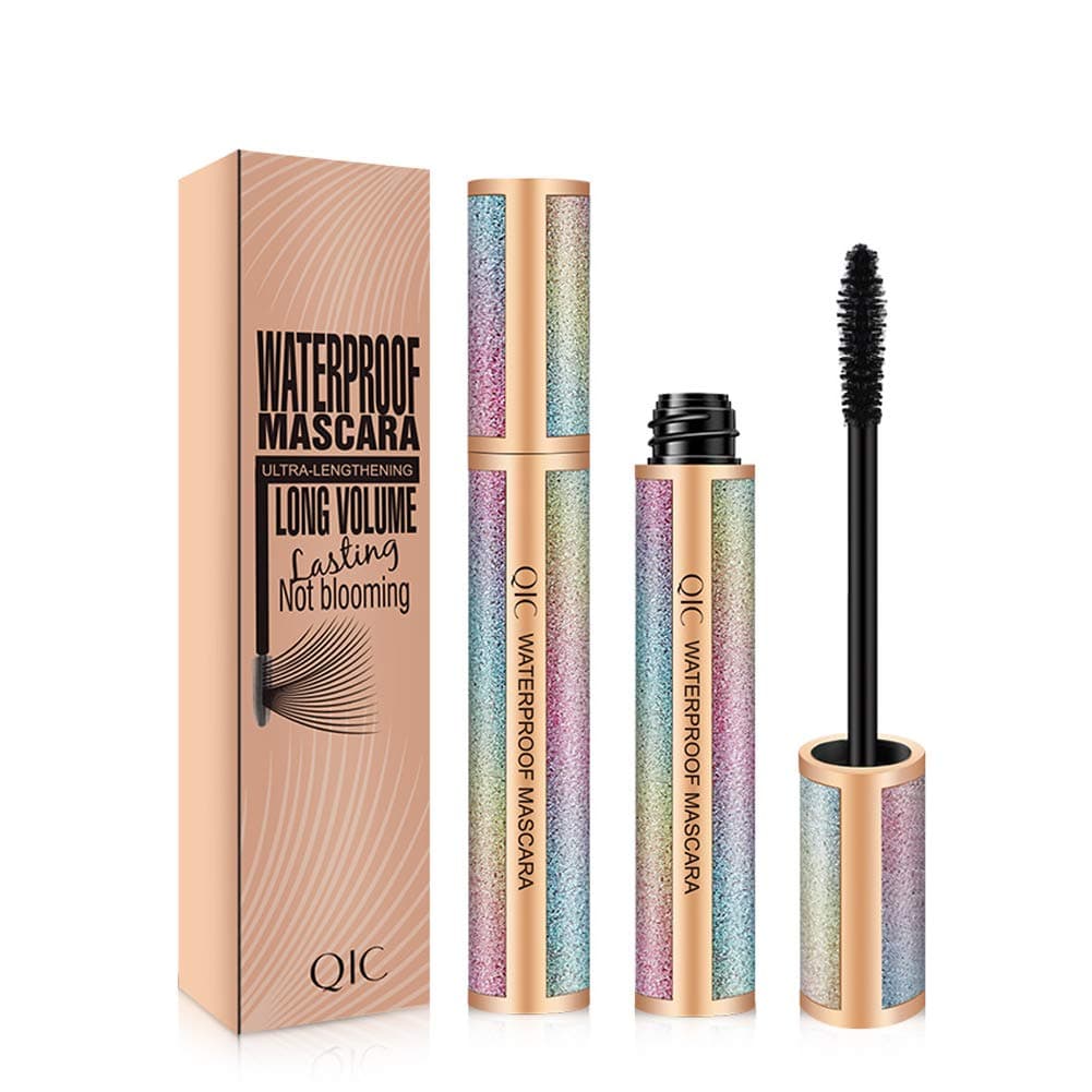 4D Natural Waterproof Mascara, Extra Long Thick Long Lasting All Day Exquisitely Mascara