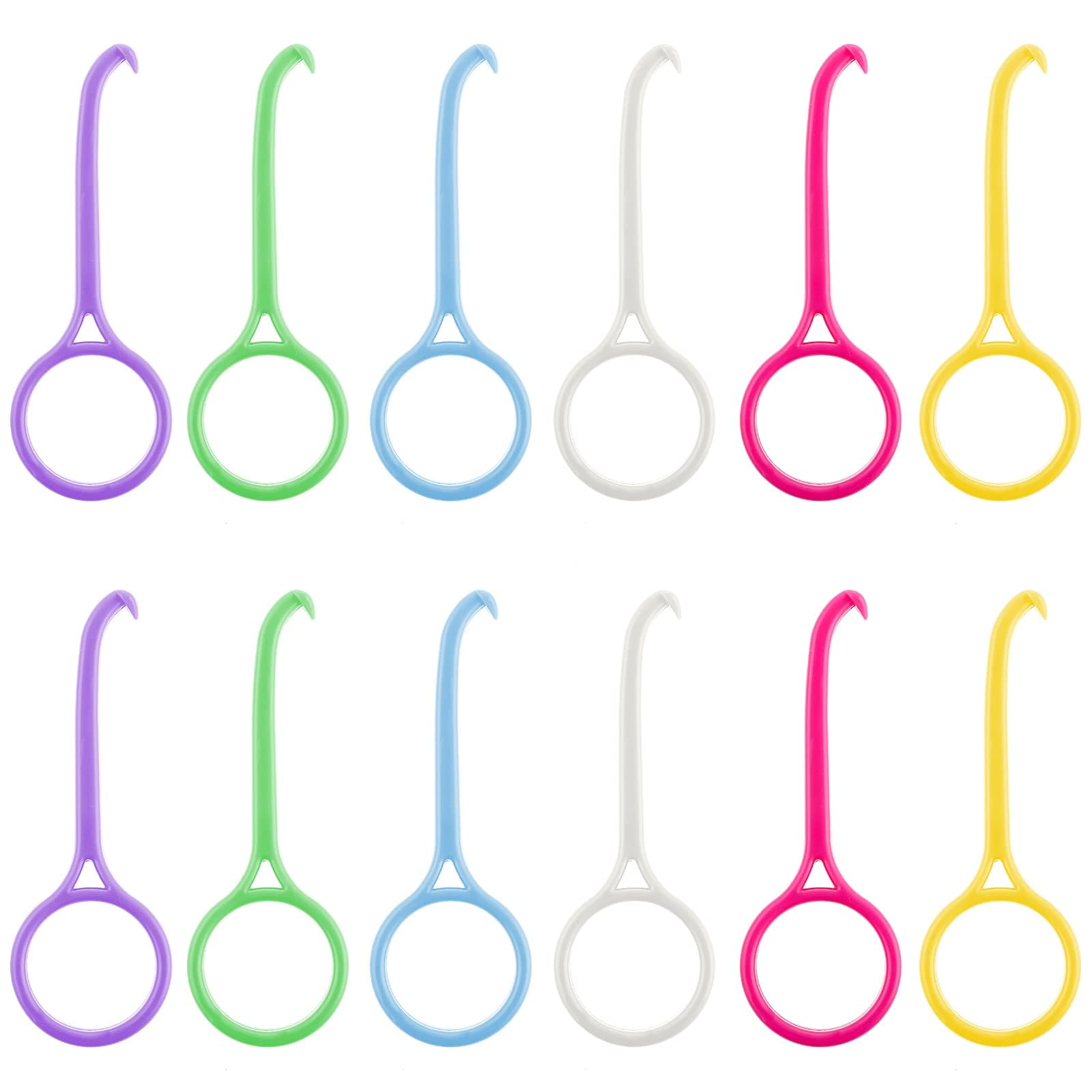 Ouligay 12pcs Aligner Removal Tool Retainer Remover Tool Retainer Removal Tool Aligner Remover Tool Remover for Invisible Brace for Tooth Cleaning Oral Care(6colors)