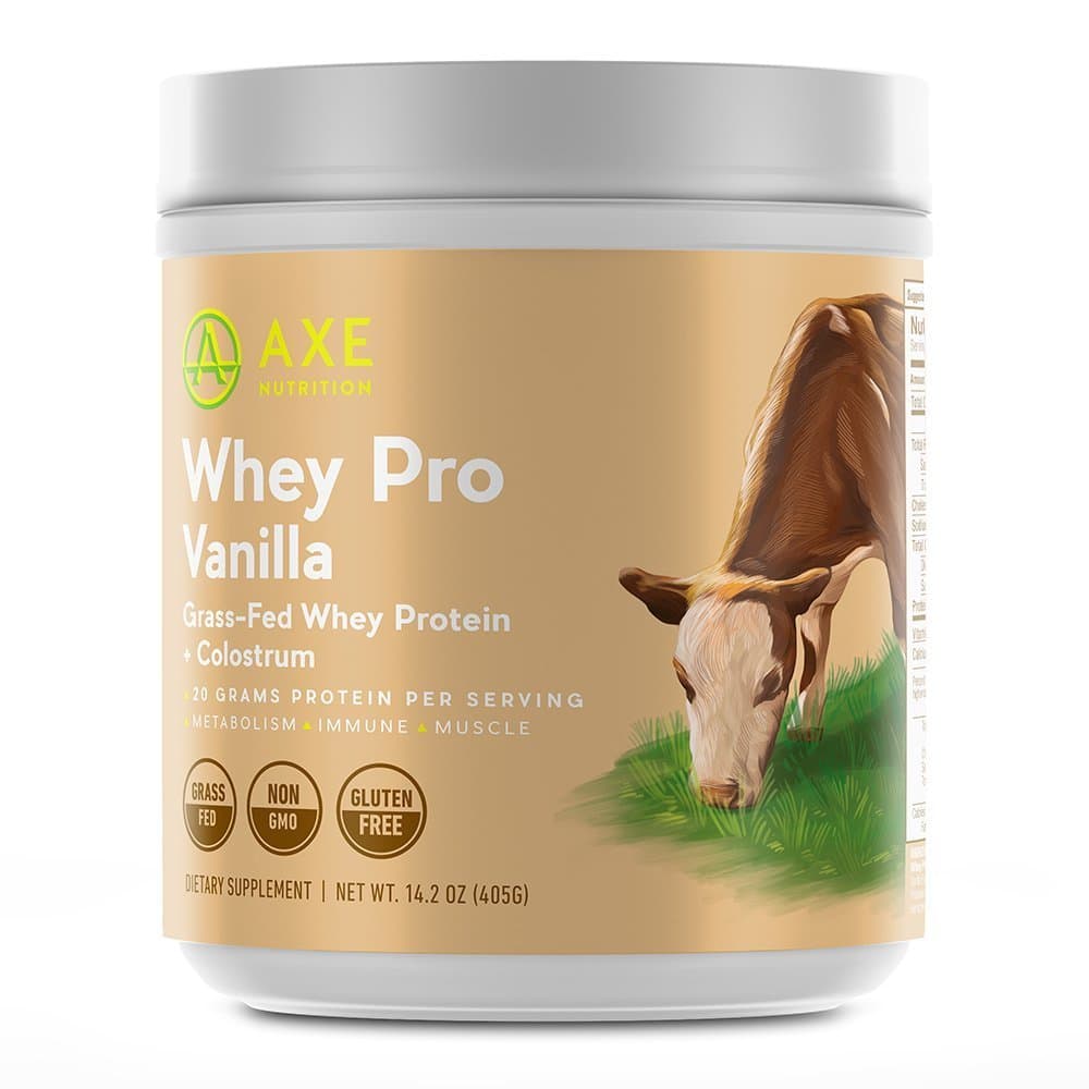 Ancient Nutrition Grass-Fed Whey Protein, Vanilla Flavor — 20g of Protein Per Serving — Non-GMO, No Gluten, Growth Hormones, Antibiotics, Pesticides, or Fillers