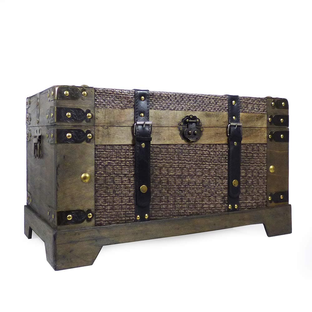 'Sailors' Large Wooden Storage Trunk Chest - Gift ideas for Birthday, Anniversary & Congratulations presents