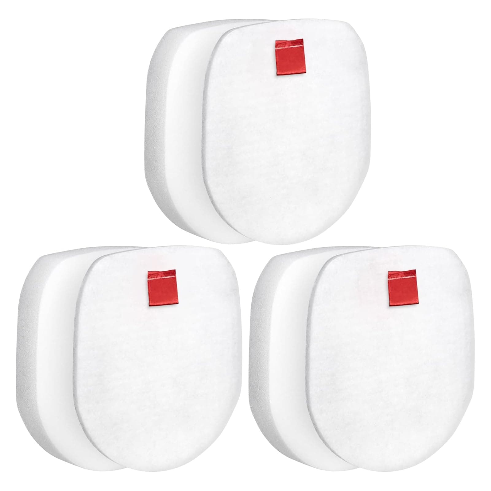 Filter Replacement for Shark Hoover Filters, 3 Pack Vacuum Filters Compatible with Shark IZ201UK IZ251UK Cordless Vacuum Duo Clean Filter Replacement Set