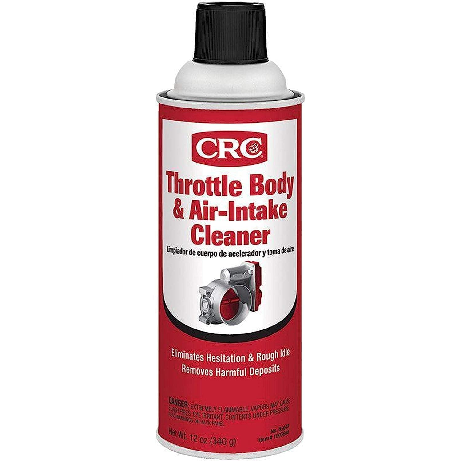 FORKODA CRC 05078 Throttle Body and Air-Intake Cleaner-12 oz, Clear Colorless Liquid