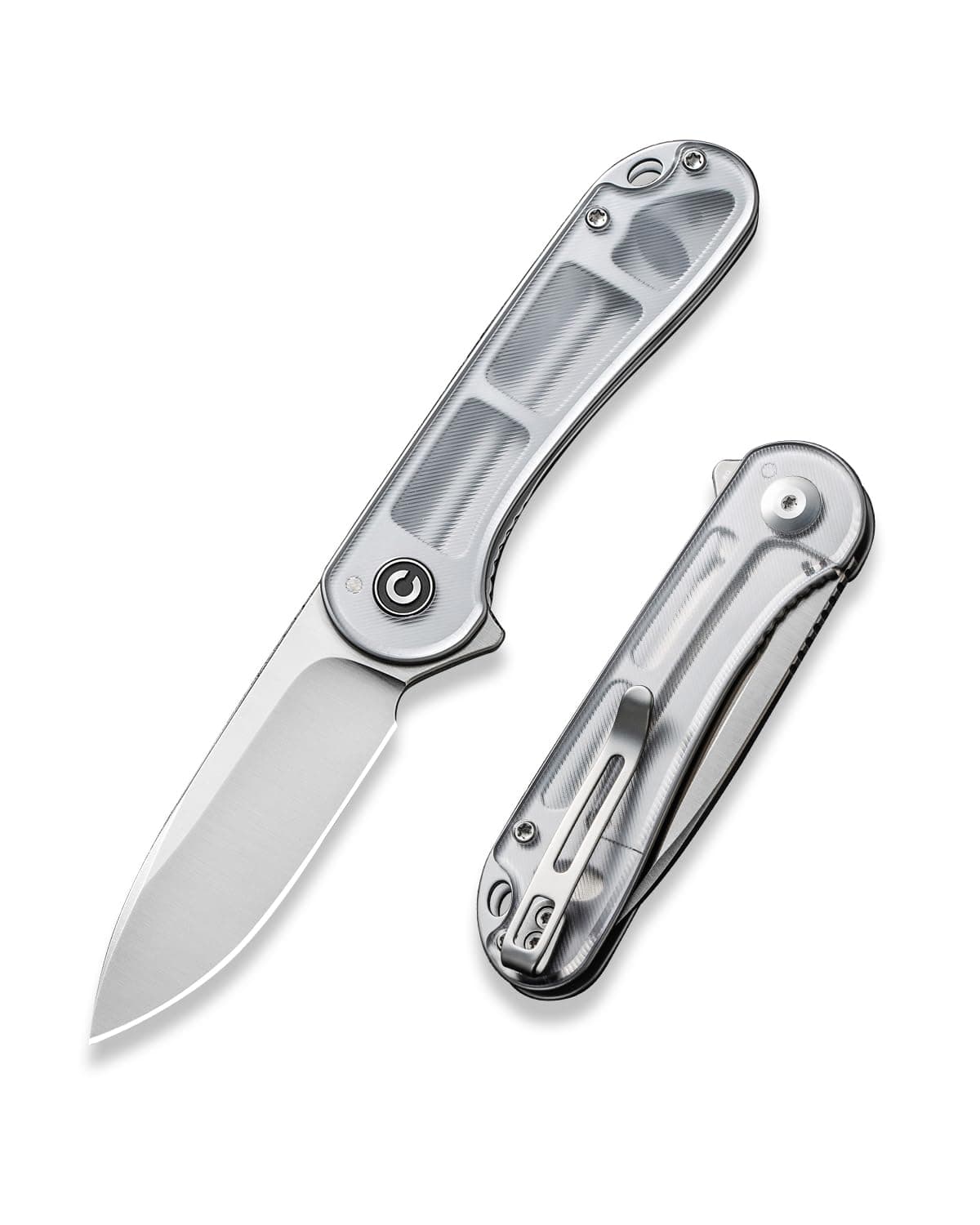 CIVIVI Folding Pocket Knife- Elementum Flipper Knife with 2.96'' D2 Blade Lexan Handle, Ideal for Men Women Outdoor EDC Gift C907A-7