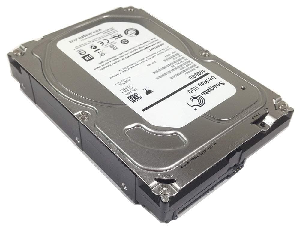Seagate ST4000DM000 Desktop Hdd 4TB Sata 6GB/s Ncq 64MB Cache 3.5in Internal Bare Drive (Renewed)