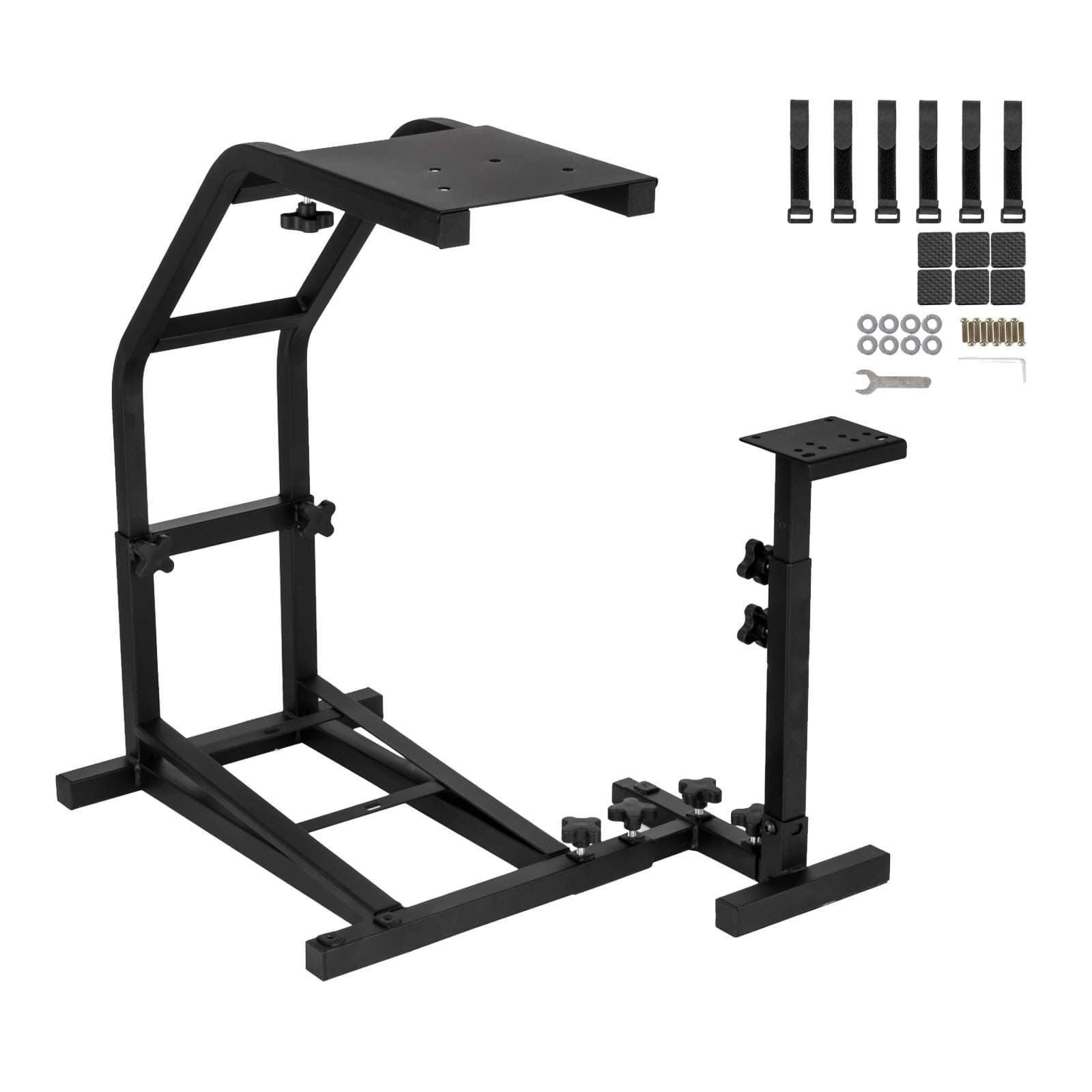 SmarketBuy Racing Wheel Stand Height Adjustable Driving Simulator Cockpit Compatible with Logitech G25, G27, G29, G920 Gaming Cockpit (G25/G27/G29/G920)