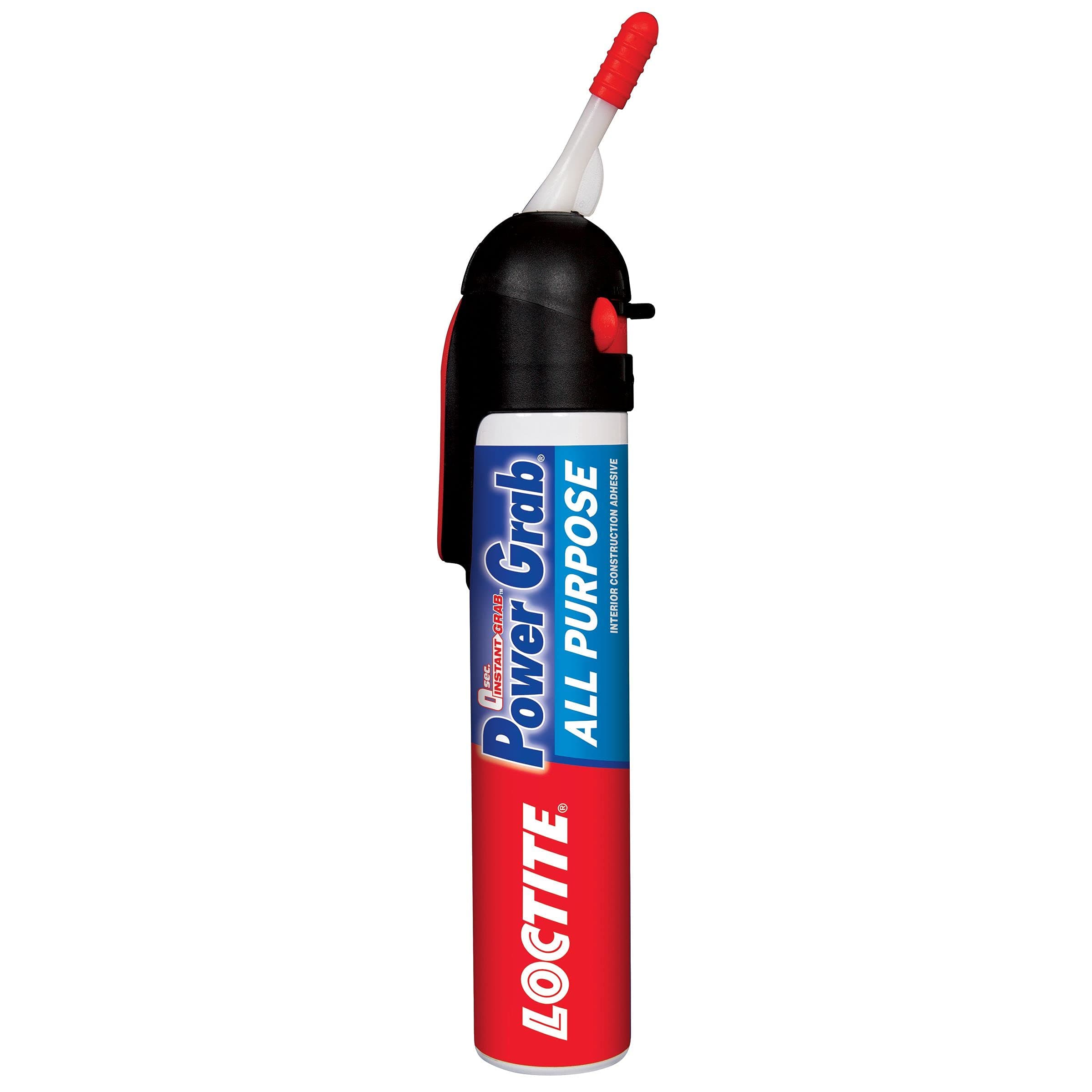 Loctite Power Grab Express All Purpose Construction Adhesive, 7.5 fl oz, 1 Pressure Pack - Versatile Construction Glue for Cement, Tile, Wall & More