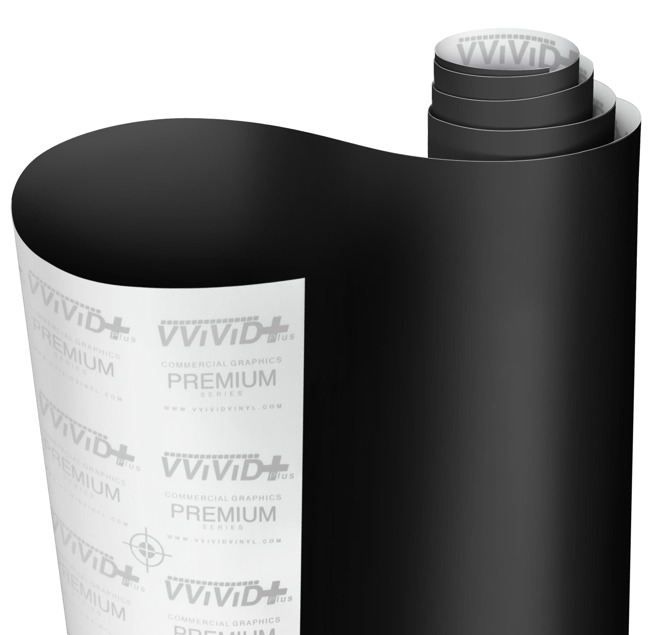 VViViD Black Matte Car Wrap Vinyl Roll with Air Release 3MIL-VViViD8 (0.5FT X 5FT)