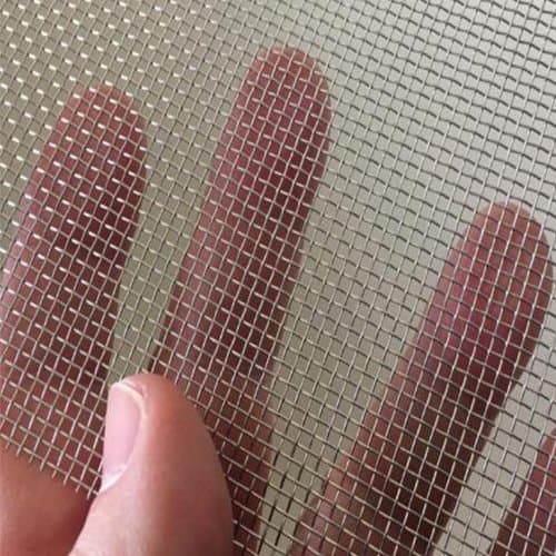 TORIS 2 Piece Stainless Steel Woven Wire Mesh SS304 Rodent Mesh Insect Mesh Pest Contol Mesh Window Screen Door Mesh (5.9X8.2"(150X210mm), Stainless Steel)