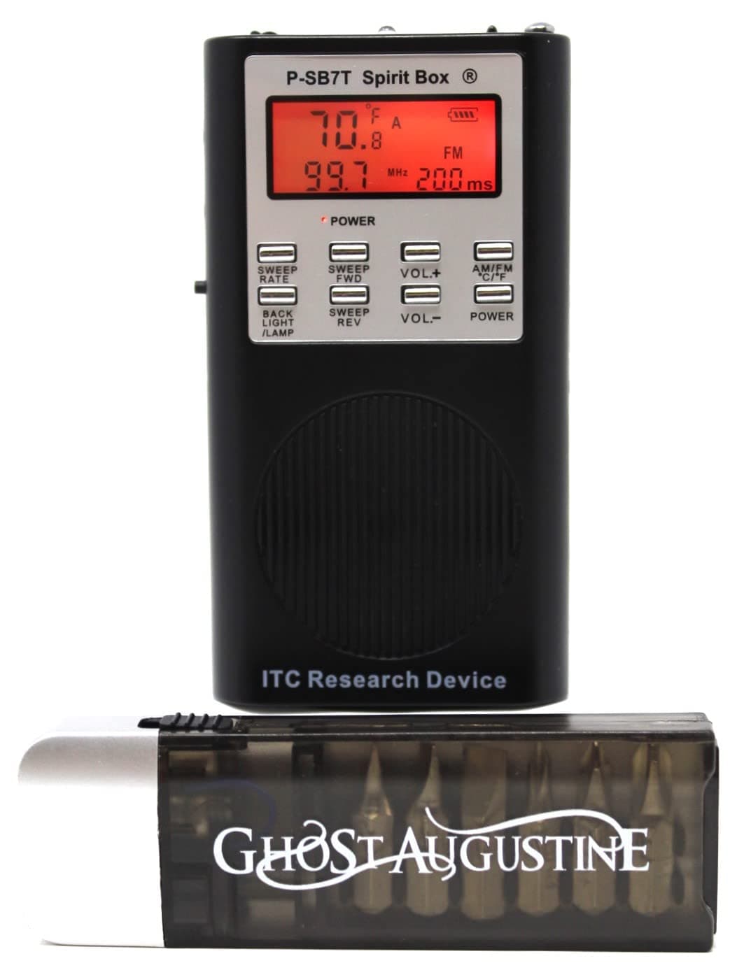 SB7 Spirit Box Paranormal Research Device Ghost Augustine Flashlight