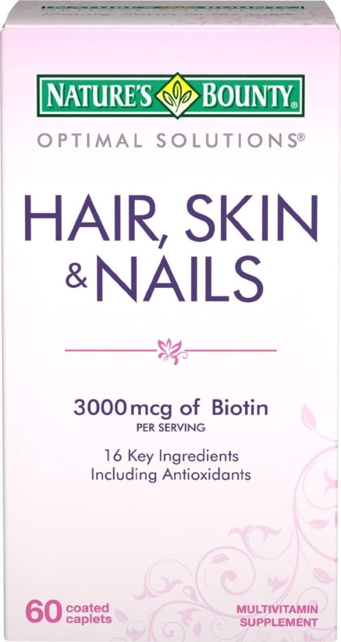 Nature's BountyHair, Skin and Nails Formula, 180 Coated Caplets (3 X 60 Count Packages)
