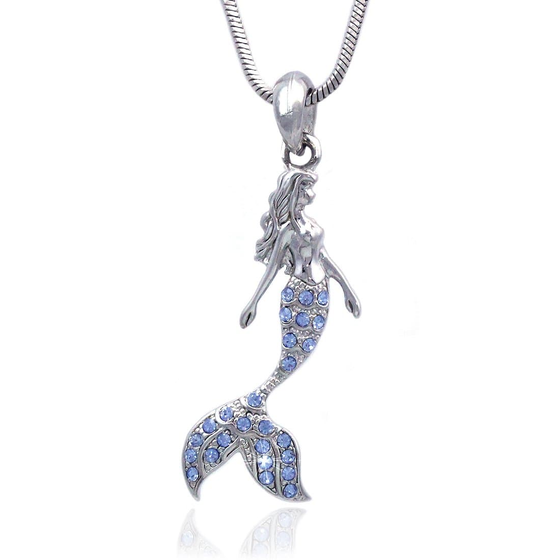 Mermaid Pendant Necklace Jewelry