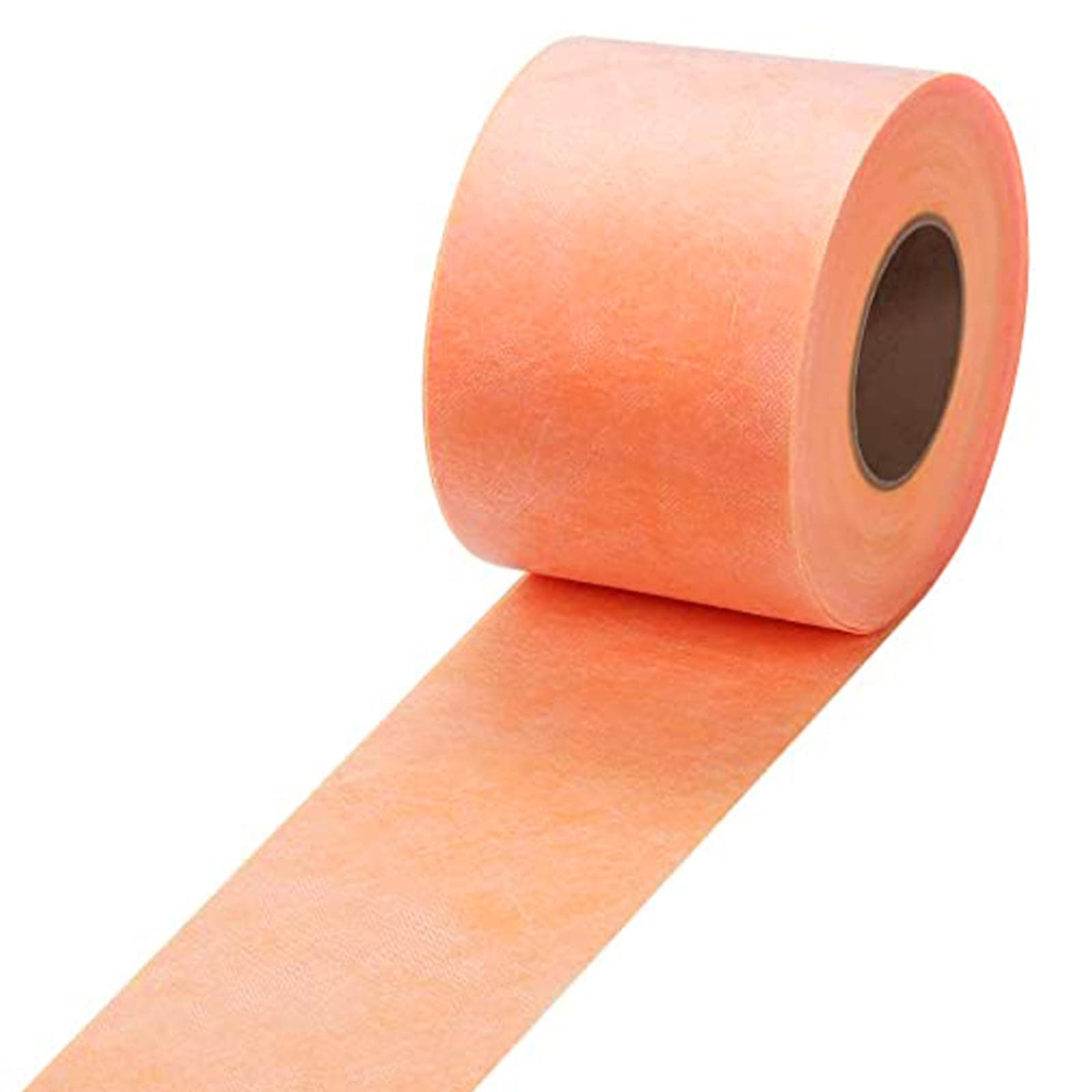 Waterproofing Membrane Band Roll, 30Mils Thick, 5Inch X 98.5Ft Tile Floor Underlayment Waterproofing Polyethylene Fabric Waterproof Membrane for Tiles, Shower Walls, Bathroom Floors