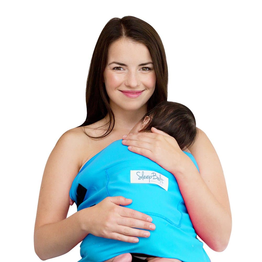 Hands Free Skin-to-Skin Infant Support System - Aqua Blue - Small