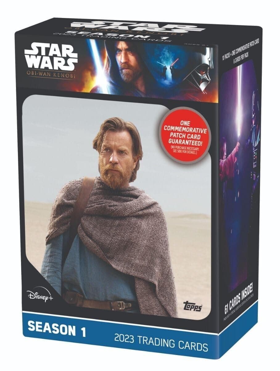 ToppsStar Wars OBI-WAN Kenobi Trading Card Box, 60 Cards (10 Packs of 6)