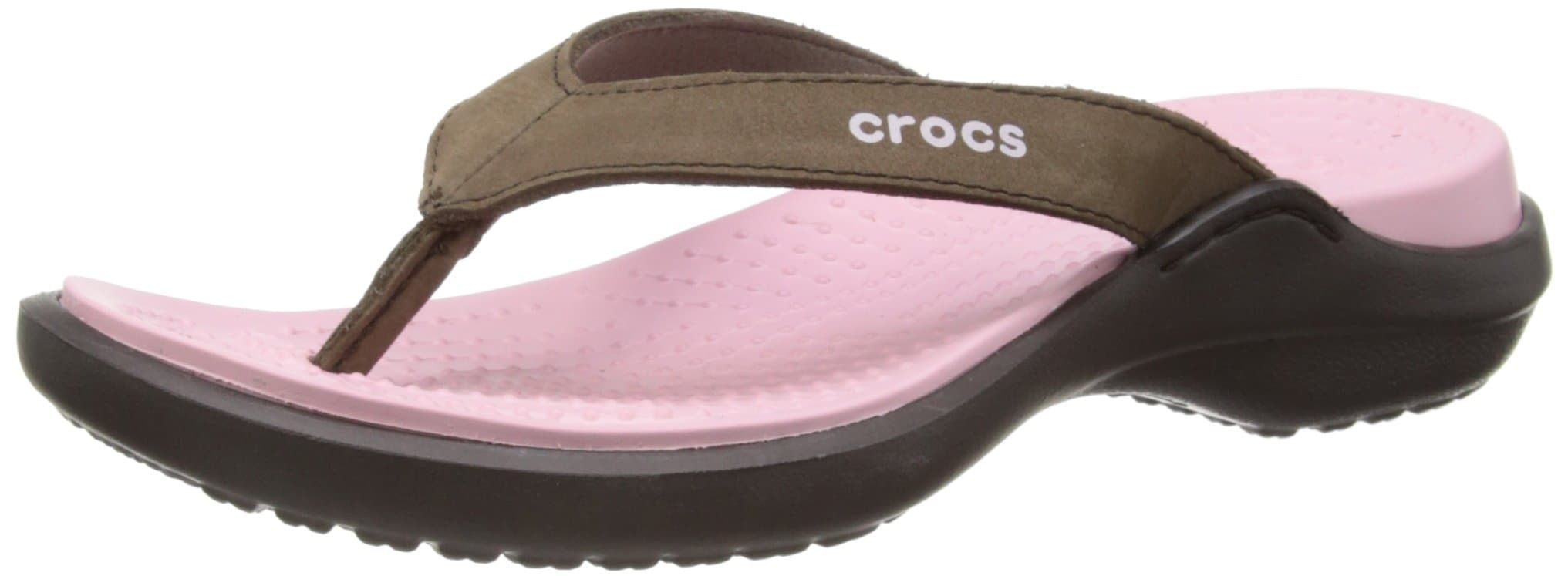 Crocs Capri IV Flip Flops Expresso - Petal Pink
