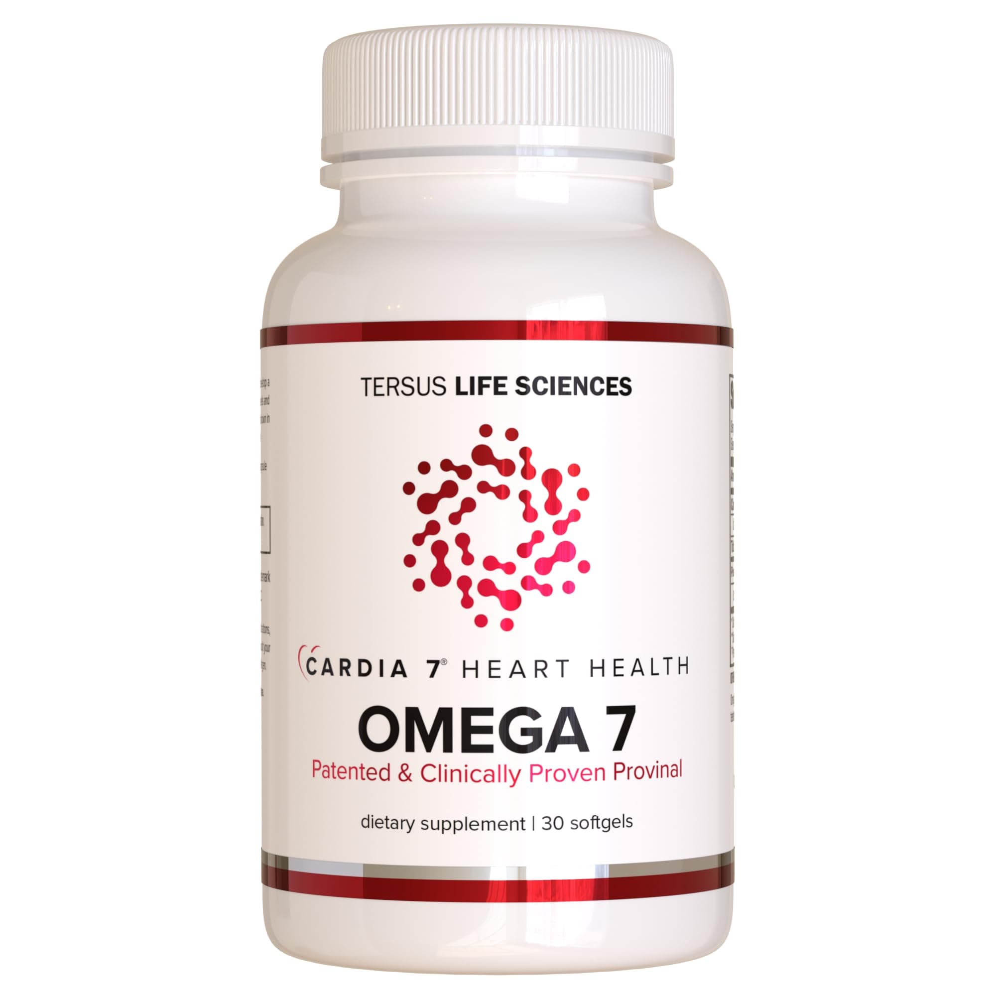 Heart Health Omega 7 - Containing Patented Provinal Purified Omega 7 Fatty Acids - No Fish Taste or Burp-Back - 30ct Soft Gels