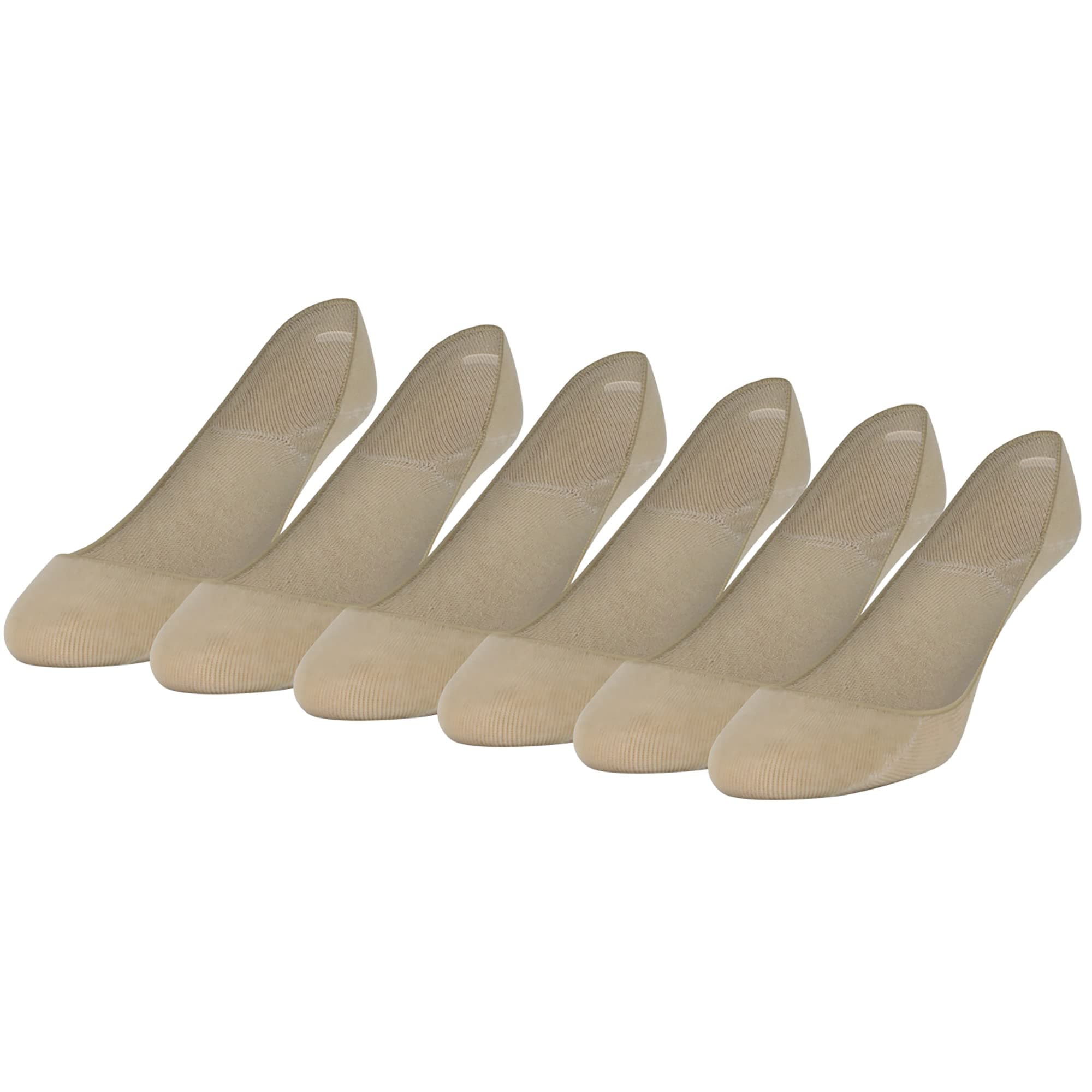 womens Padded Super Low Cut No Show Socks