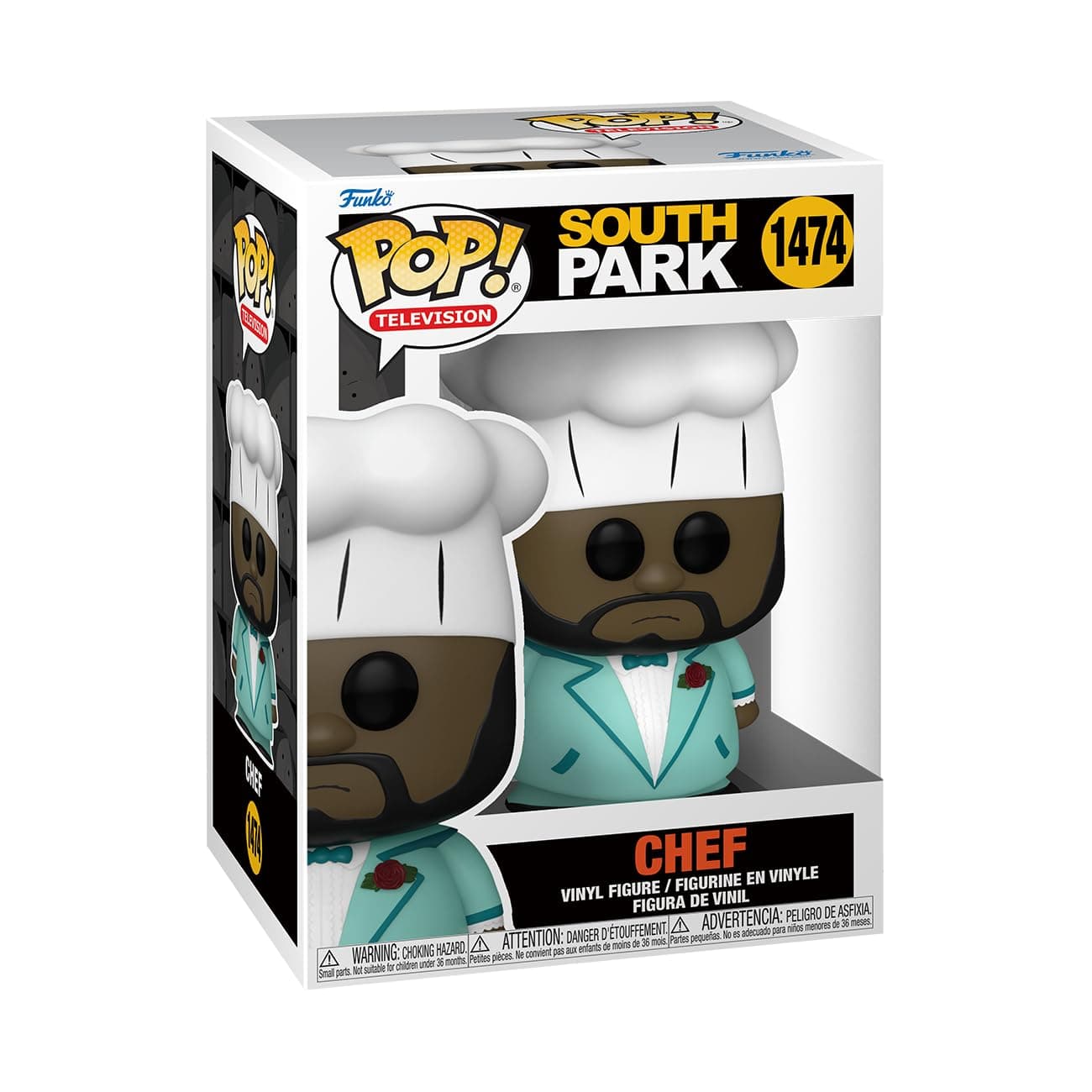 Funko POP! TV: South Park - Chef in Suit - Collectable Vinyl Figure - Gift Idea - Official Merchandise - for Kids & Adults - Cartoons Fans - Model Figure for Collectors and Display