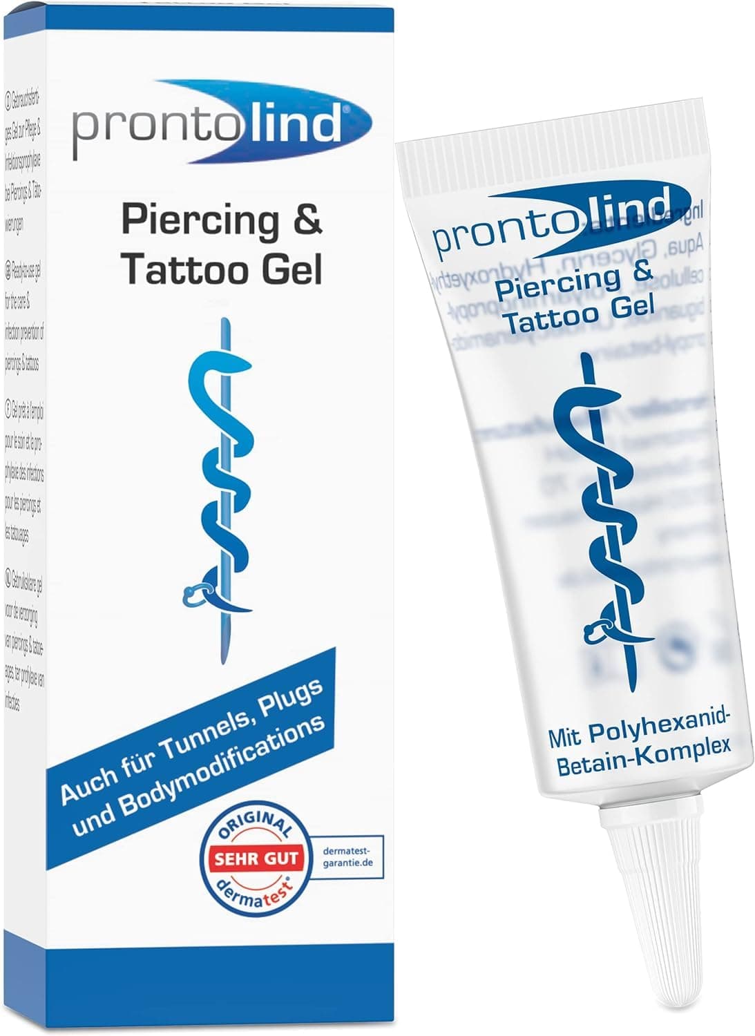 Prontolind Gel 10 ml | Antibacterial piercingcare | Also for All Kinds of Body Modification