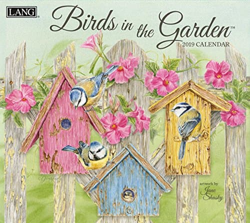 The LANG Companies Birds in The Garden 2019 Wall Calendar (19991001895)