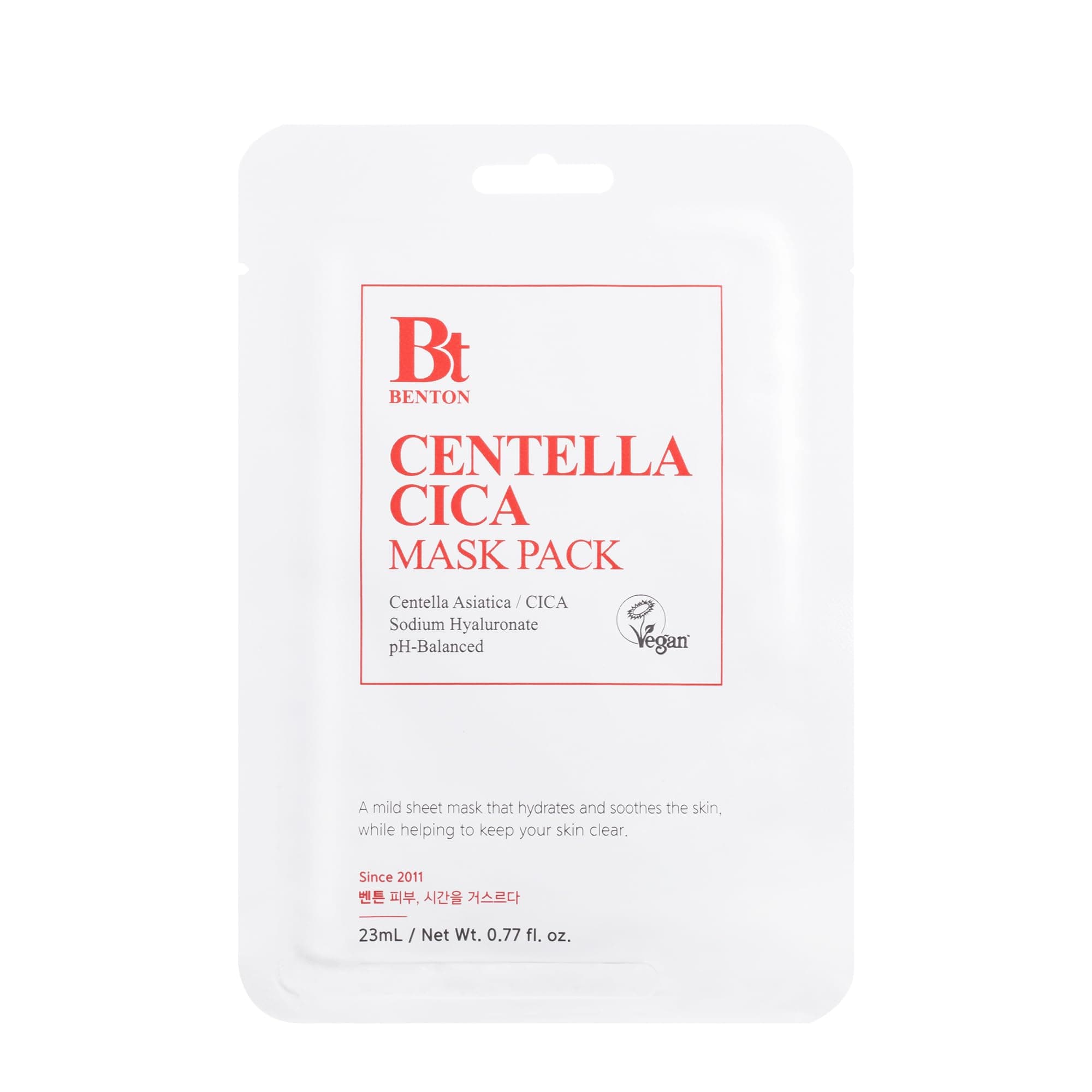 Goodbye redness centella mask pack Pack of 10
