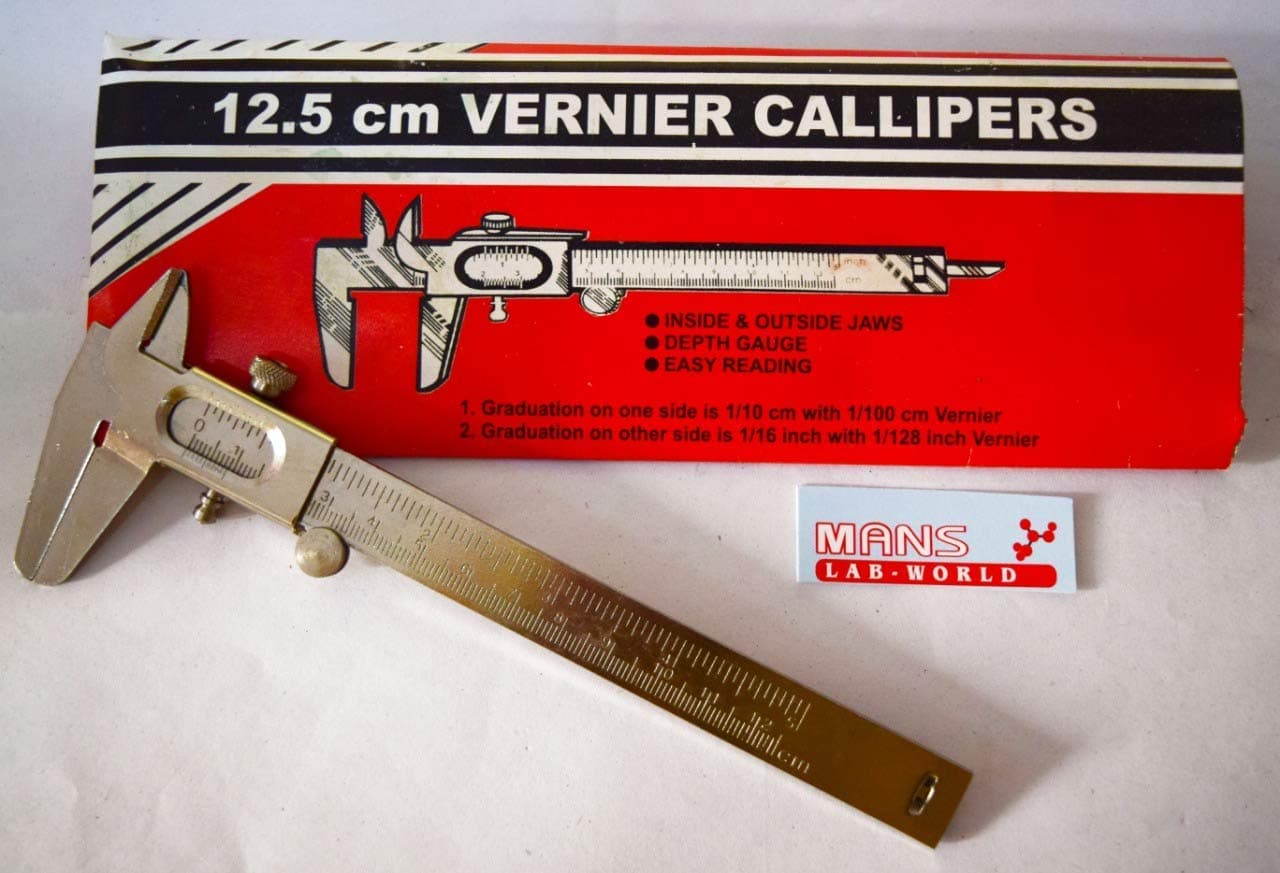 MANS Vernier Caliper,5",Chrome plated